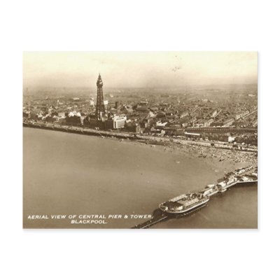 Blackpool from the Air Post Card by gregoryolney2