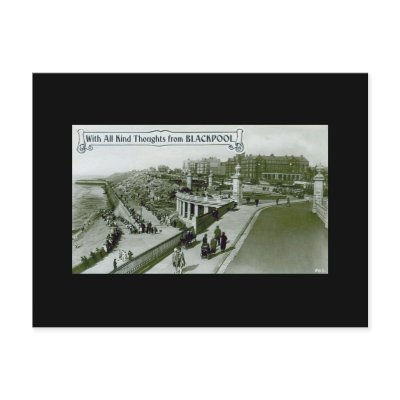 Blackpool, Old Postcard by gregoryolney2