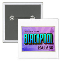 BLACKPOOL PINBACK BUTTONS