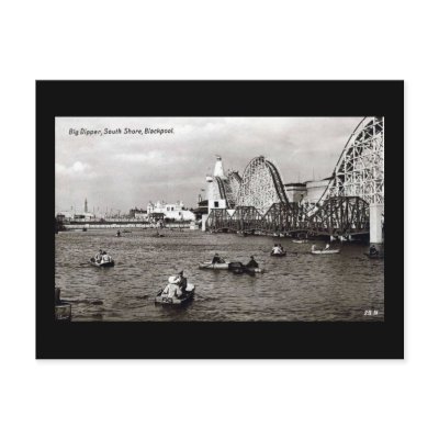 Blackpool, the Big Dipper Postcards by gregoryolney2