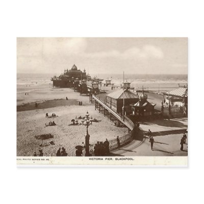 Blackpool, Victoria Pier Post Card by gregoryolney2