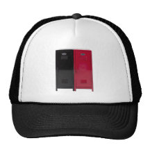 BlackRedLockers090411 Trucker Hat