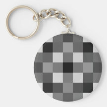 Blacks, Whites, and Shades of Greys Keychain
