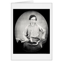 Blacksmith Daguerreotype 1853 Card