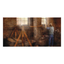 Blacksmith - It's getting hot in here Customised Photo Card