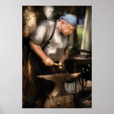 Blacksmith - The Blacksmith Poster by suburbanscenes