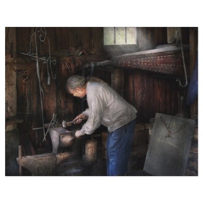 Blacksmith - Tinkering with metal by suburbanscenes