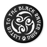 Blackwolf Majik - Raven Goddess Sing Magnet