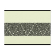 Blackwork Triangle Knot Band Postcard