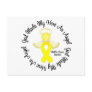 Bladder Cancer God Made My Hero An Angel Postcard