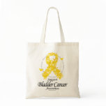 Bladder Cancer Ribbon Of Butterflies Bag