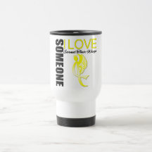 Bladder Cancer Someone I Love Earned Their Wings Coffee Mugs