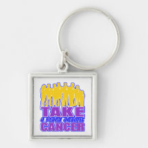 Bladder Cancer -Take A Stand Against Cancer Key Chain