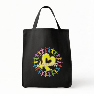 Bladder Cancer Unite in Awareness Canvas Bags by giftsforawareness