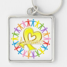 Bladder Cancer Unite in Awareness Keychains