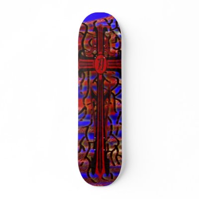 Blade cross skate board deck by chrizbuk