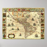 Blaeu America Posters
