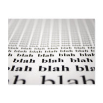Blah Blah Blah Postcards