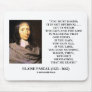 Blaise Pascal Gain Loss Wagering God Exists Quote Mouse Pads