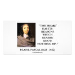 Blaise Pascal Heart Reasons Reason Know Nothing Of photo cards