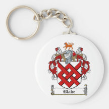 BLAKE FAMILY CREST -  BLAKE COAT OF ARMS KEY CHAINS
