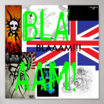 Blam design poster