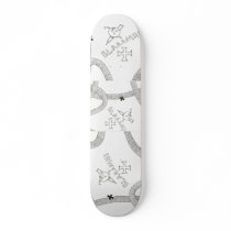 Blam original graphic art custom skate board