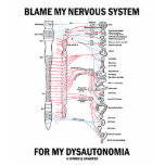 Blame My Nervous System For My Dysautonomia t-shirts