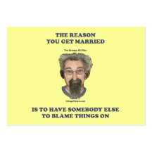 Blame Things On Business Card Template