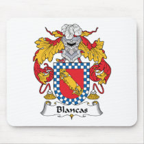 Blancas Family Crest Mouse Pad