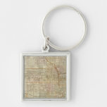 Blanchard's guide map of Chicago Key Chains