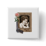 Blanche Barrow Pinback Buttons