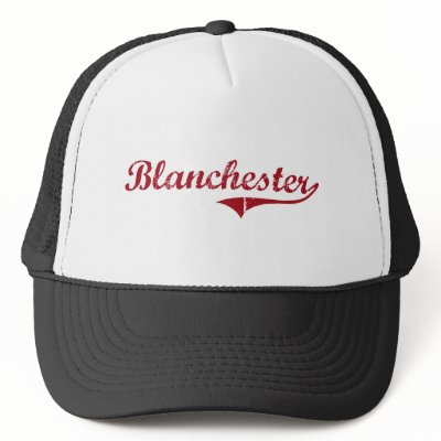 Blanchester Ohio Classic Design Mesh Hats by cityshirt