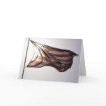 Blank American Flag Greeting Card