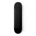 Blank Black Skateboard 7 7/8 Inch  Custom Template