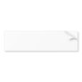 Blank bumper sticker template