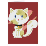 Blank Calico Cat Card
