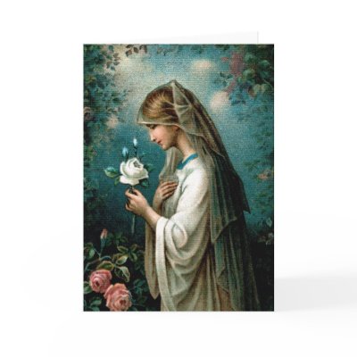 Blank Card: Mystical Rose by adeste_fideles