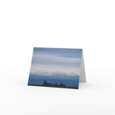 Blank Card, Sierra Skyline by michaelsnydermusic