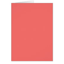 Blank Card with Salmon Pink Background