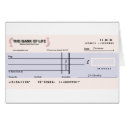 Blank Check Card