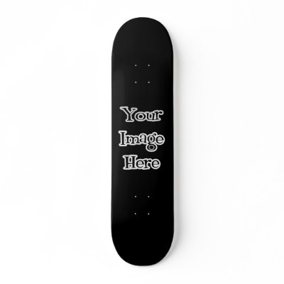 BLANK - CREATE YOUR OWN CUSTOM GIFT SKATE BOARD DECKS by VoxPaws