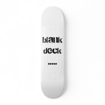 blank deck..... skate decks