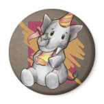 Blank Elephant Magnet
