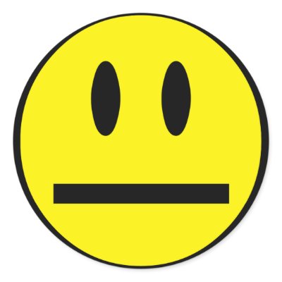 Blank Face Smiley by icunow