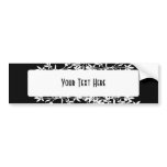 Blank Flower Label - Create Your Own Design Bumper Sticker