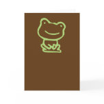 Blank Frog Card