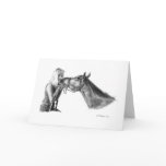 Blank Horse Greeting Card
