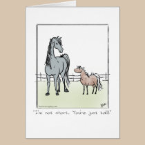Blank Horse Greeting Card cards