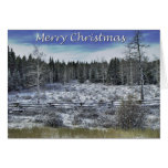 Blank "Merry Christmas" Greeting Card